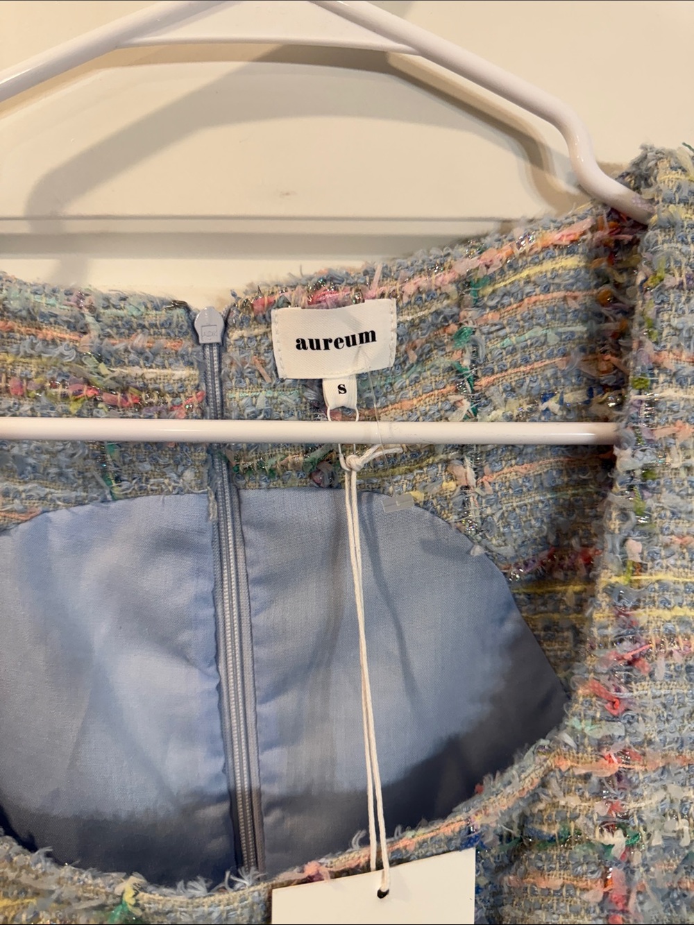 Aureum Grey Tweed Basque Waist
Colorful Dress Small NWT - Picture 6 of 9